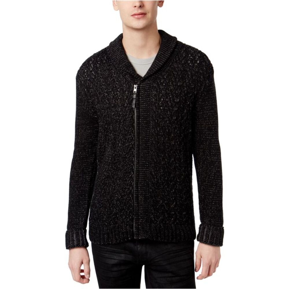 Retrofit Mens Shawl-Collar Knit Sweater, NWT